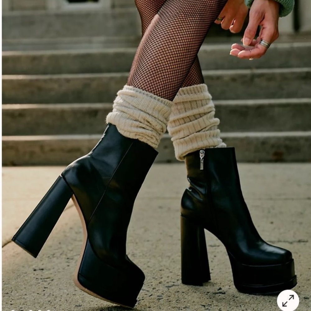 New Free People Pamela Schutz Platform Boots